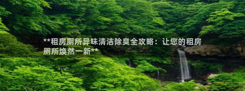 尊龙凯时开发：**租房厕所异味清洁除臭全攻略：让您的租房