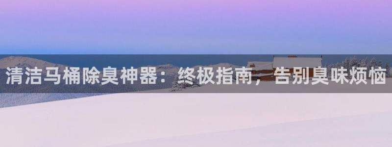 尊龙ag旗舰厅手机版：清洁马桶除臭神器：终极指南，告别臭
