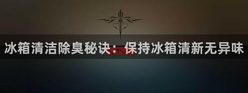 尊龙凯时干什么的：冰箱清洁除臭秘诀：保持冰箱清新无异味