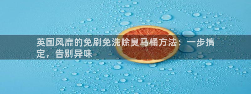 尊龙官网注册：英国风靡的免刷免洗除臭马桶方法：一步搞
定