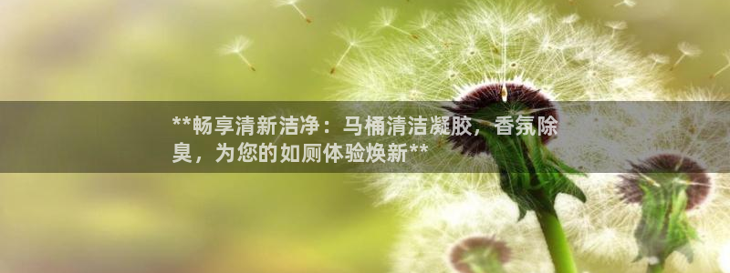 凯时k8娱乐唯一官网：**畅享清新洁净：马桶清洁凝胶，香